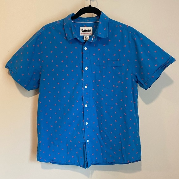 Plugg Men’s Button Up - Picture 1 of 3